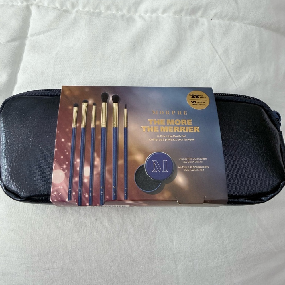 Morphe Eye Brush Set with Black Case